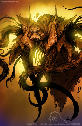 Illustration for article titled Rejected Green Lantern concept art shows off a very different Parallax